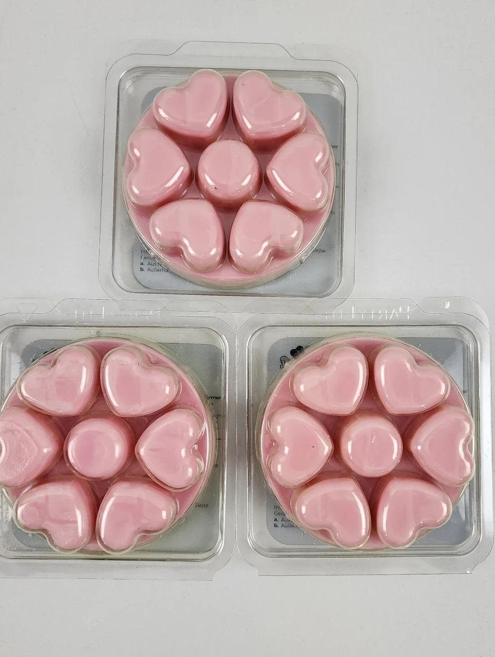 PartyLite Sweet Berry Gelato Scent Plus Pink Heart Wax Melts (3) Pack Bundle - Picture 2 of 4